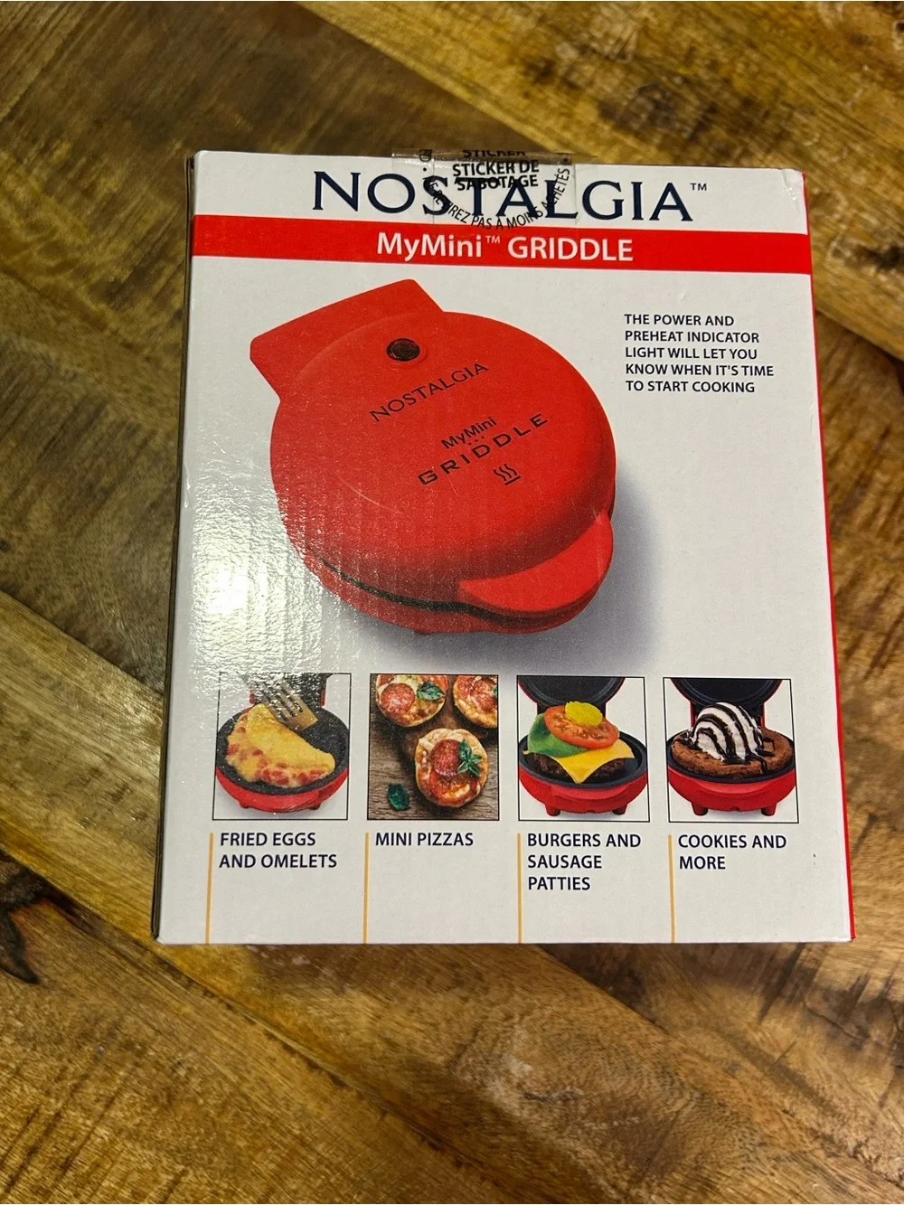 Nostalgia compact griddle